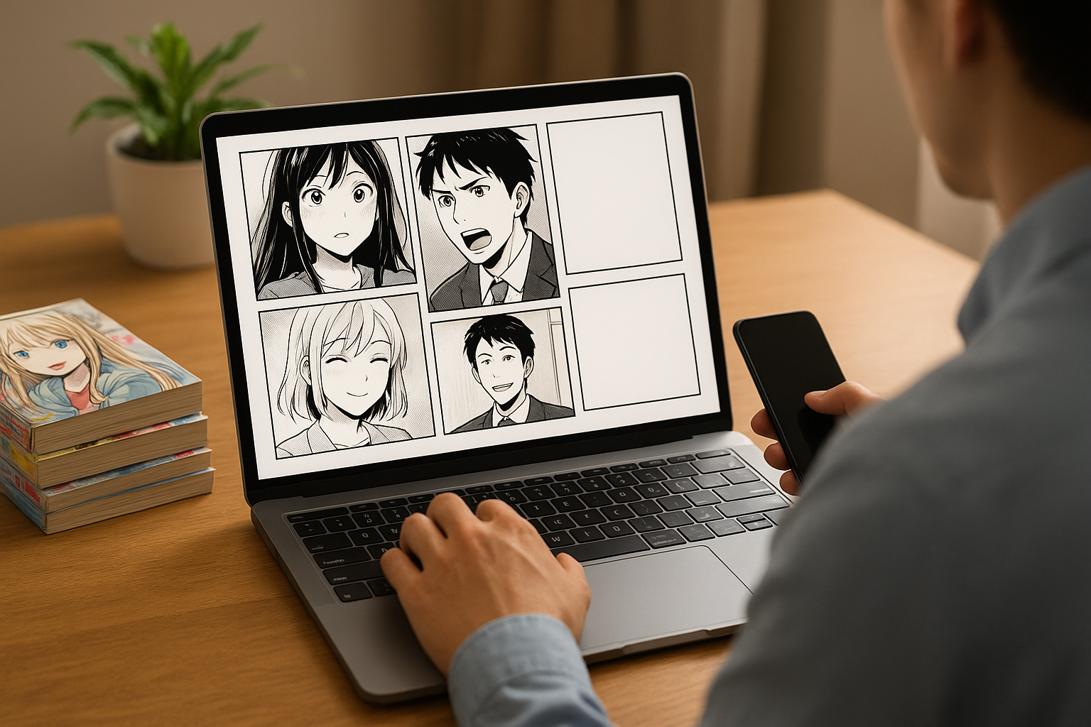 漫画に関連するサービスを紹介して報酬を得る仕組みの全体像